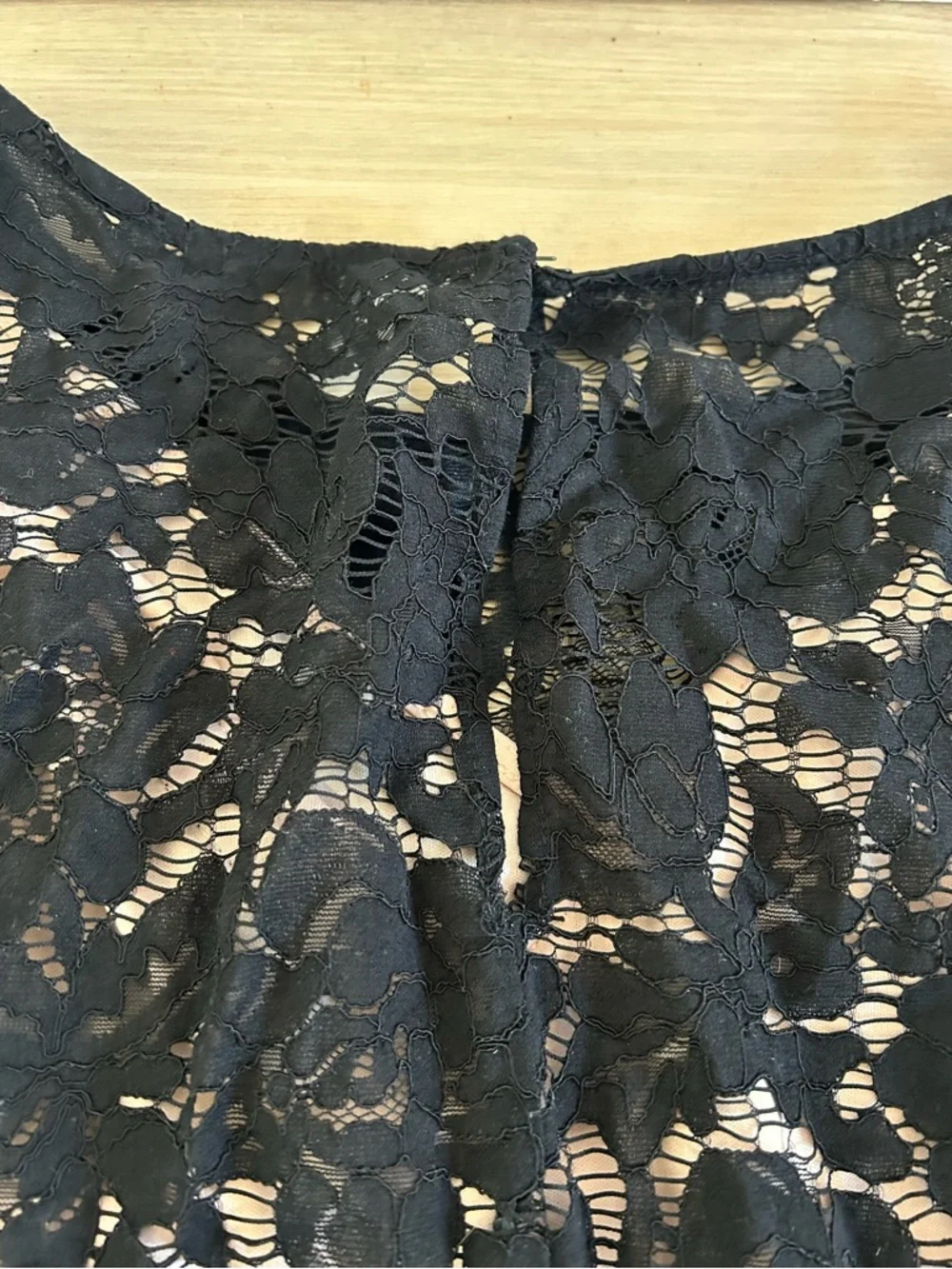 Lane Bryant Black Lace Bell Sleeve Dress - Picture 9 of 10